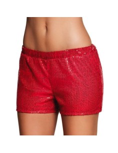 Pantaloncini corti in tessuto rosso regolabili - di alta qualità, ideali per carnevale, feste a tema ed eventi speciali.